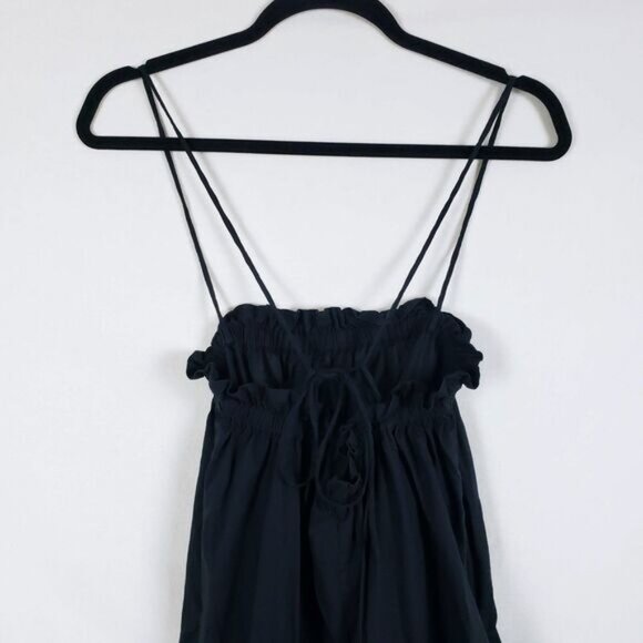 Everlane Flowy Jumpsuit Palazzo Womens XS Black Japanese Minimalist Resort Boho - Picture 11 of 12